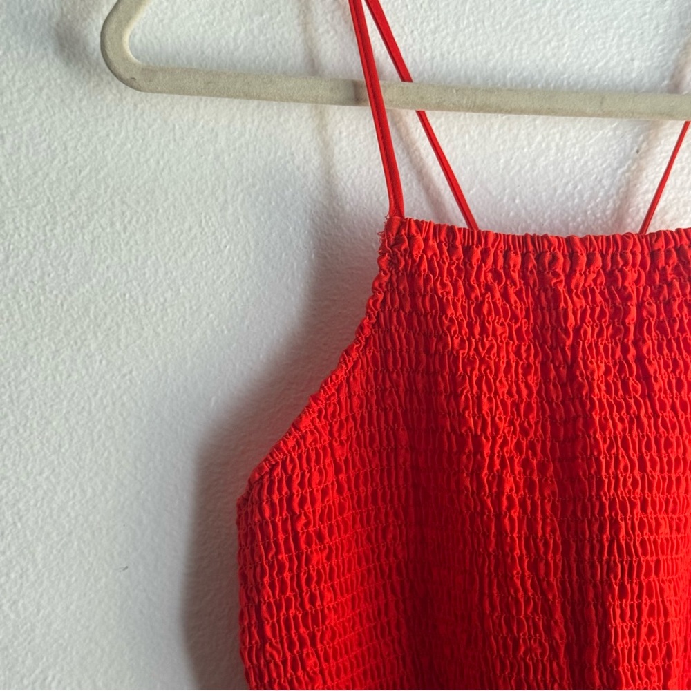 Red High Neck Crop Top | A New Day - Picture 2 of 4